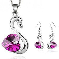 Regal Rebel 22 presents The Crystal Love Swan Jewelry Set