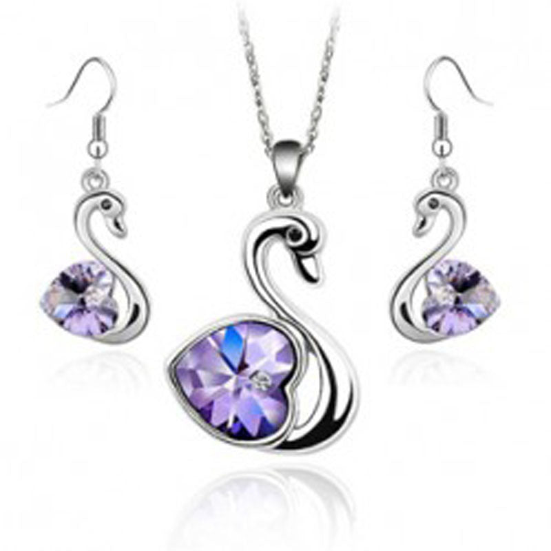 Regal Rebel 22 presents The Crystal Love Swan Jewelry Set