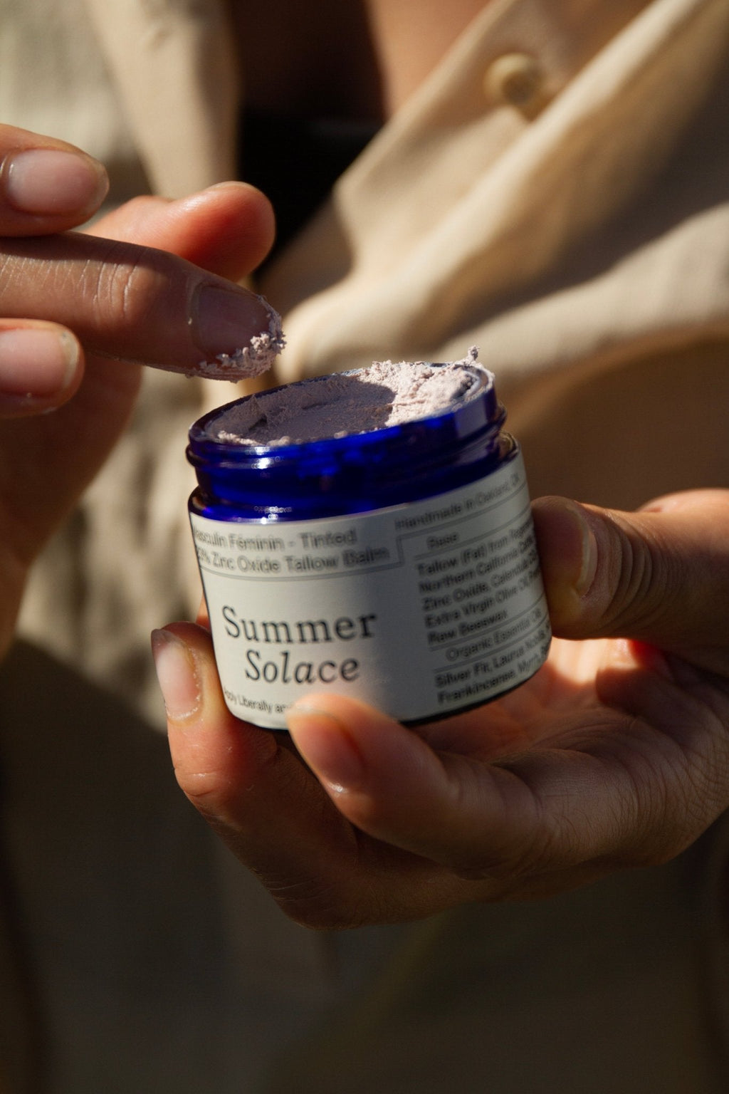 23% Non-Nano Zinc Tinted Tallow Balm | Scented