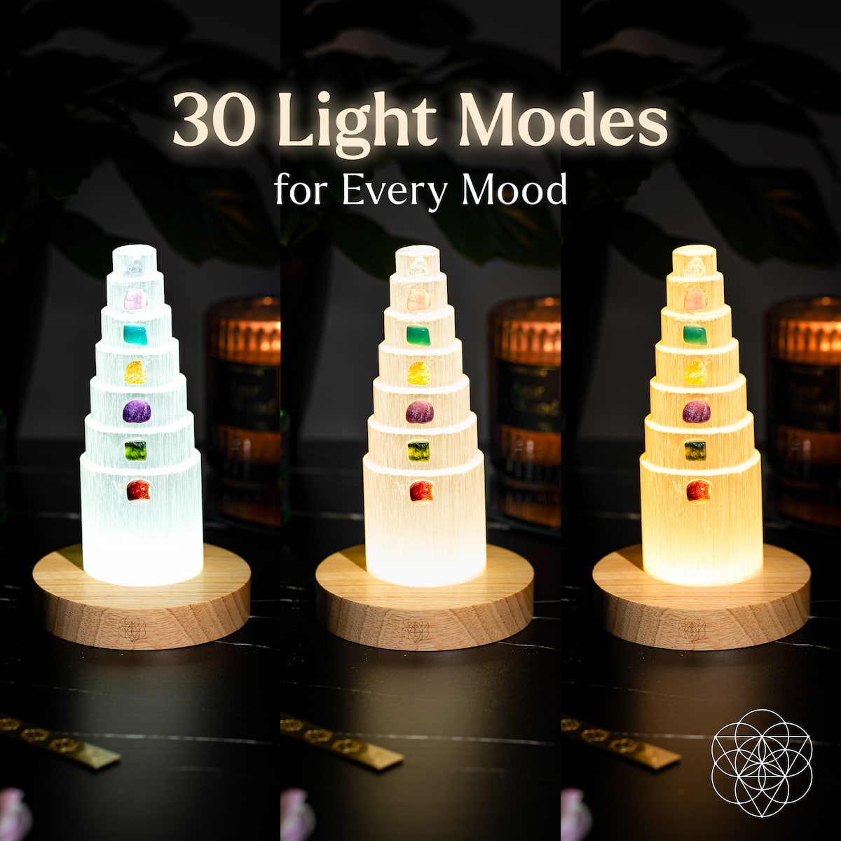 Regal Rebel 22 presents The Stress Shield Lamp - 7 Stones of Healing