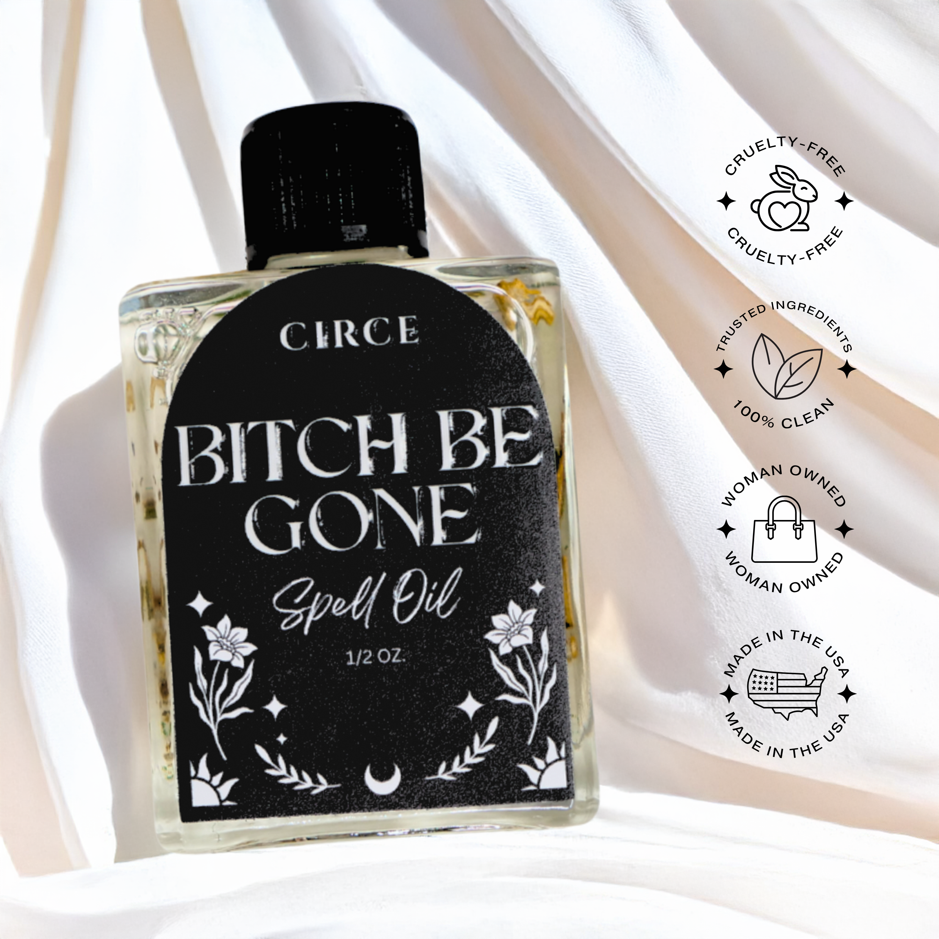 CIRCE Bitch Be Gone Spell Oil 1/2 oz.