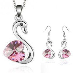 Regal Rebel 22 presents The Crystal Love Swan Jewelry Set