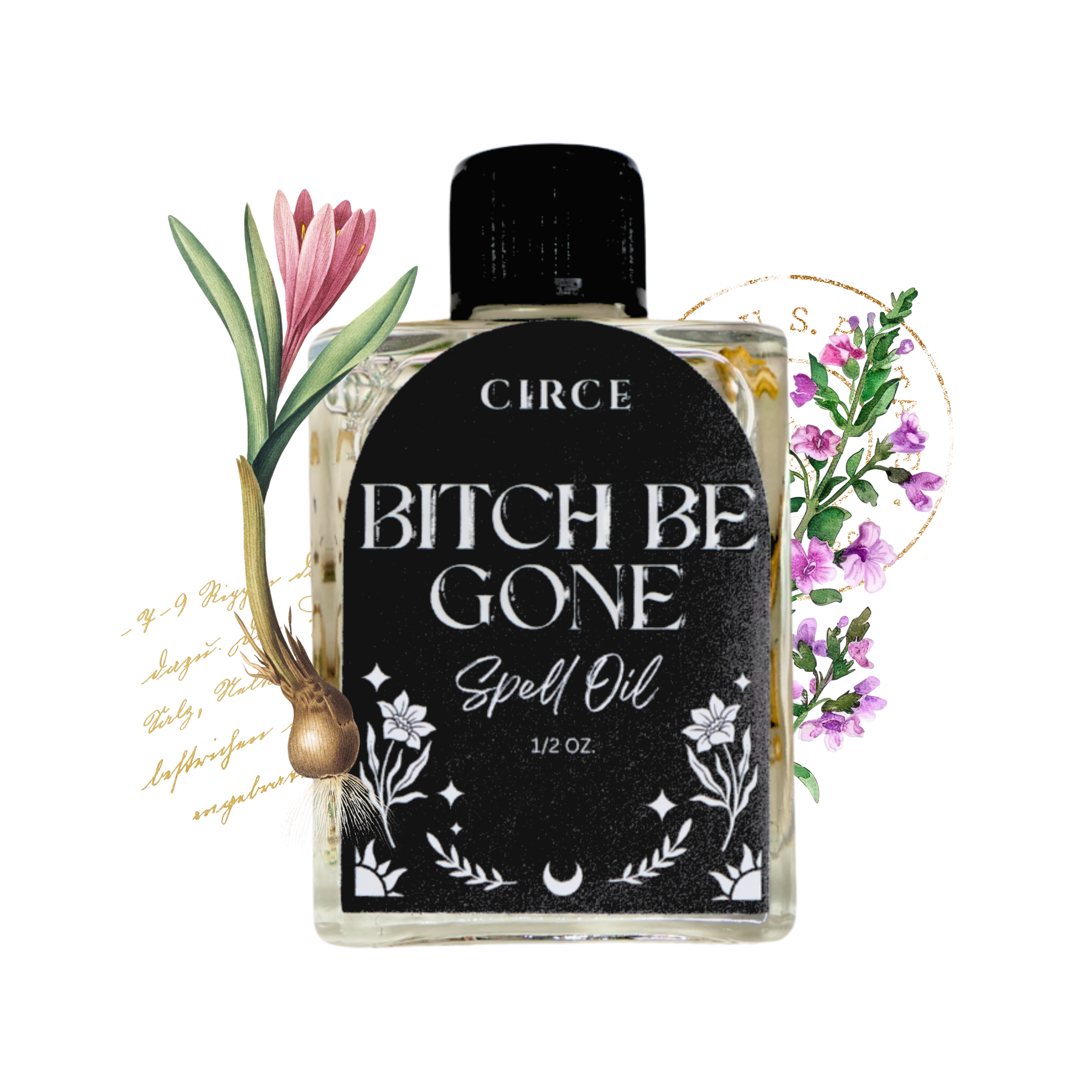 CIRCE Bitch Be Gone Spell Oil 1/2 oz.