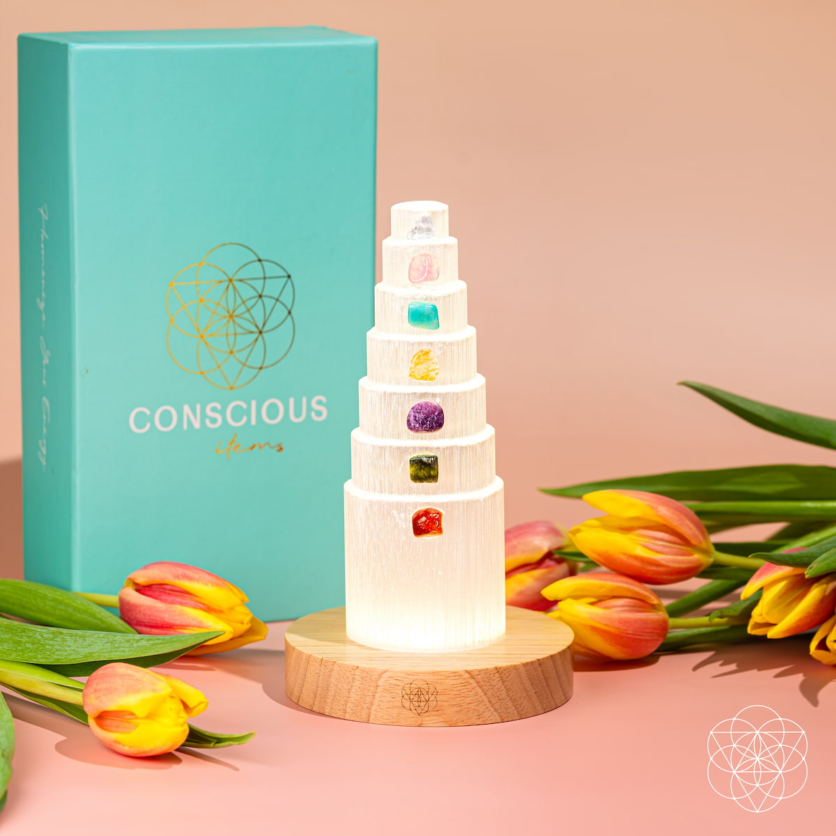 Regal Rebel 22 presents The Stress Shield Lamp - 7 Stones of Healing