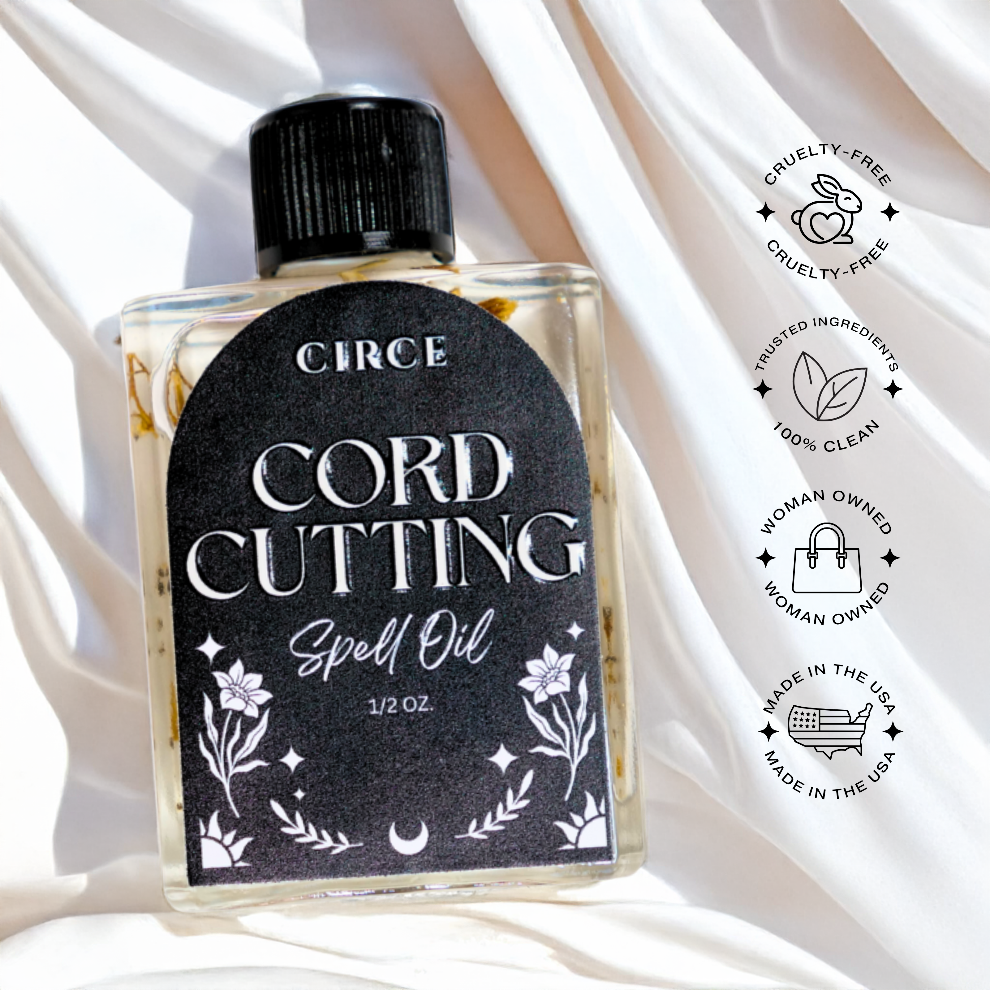 CIRCE Cord Cutting Spell Oil 1/2 oz.