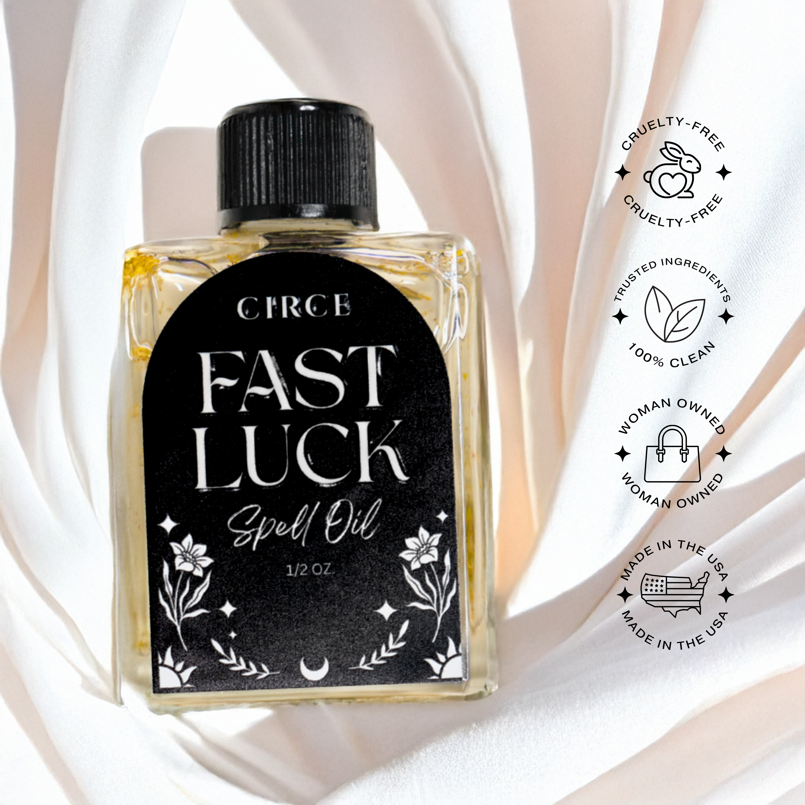 CIRCE Fast Luck Spell Oil 1/2 oz.