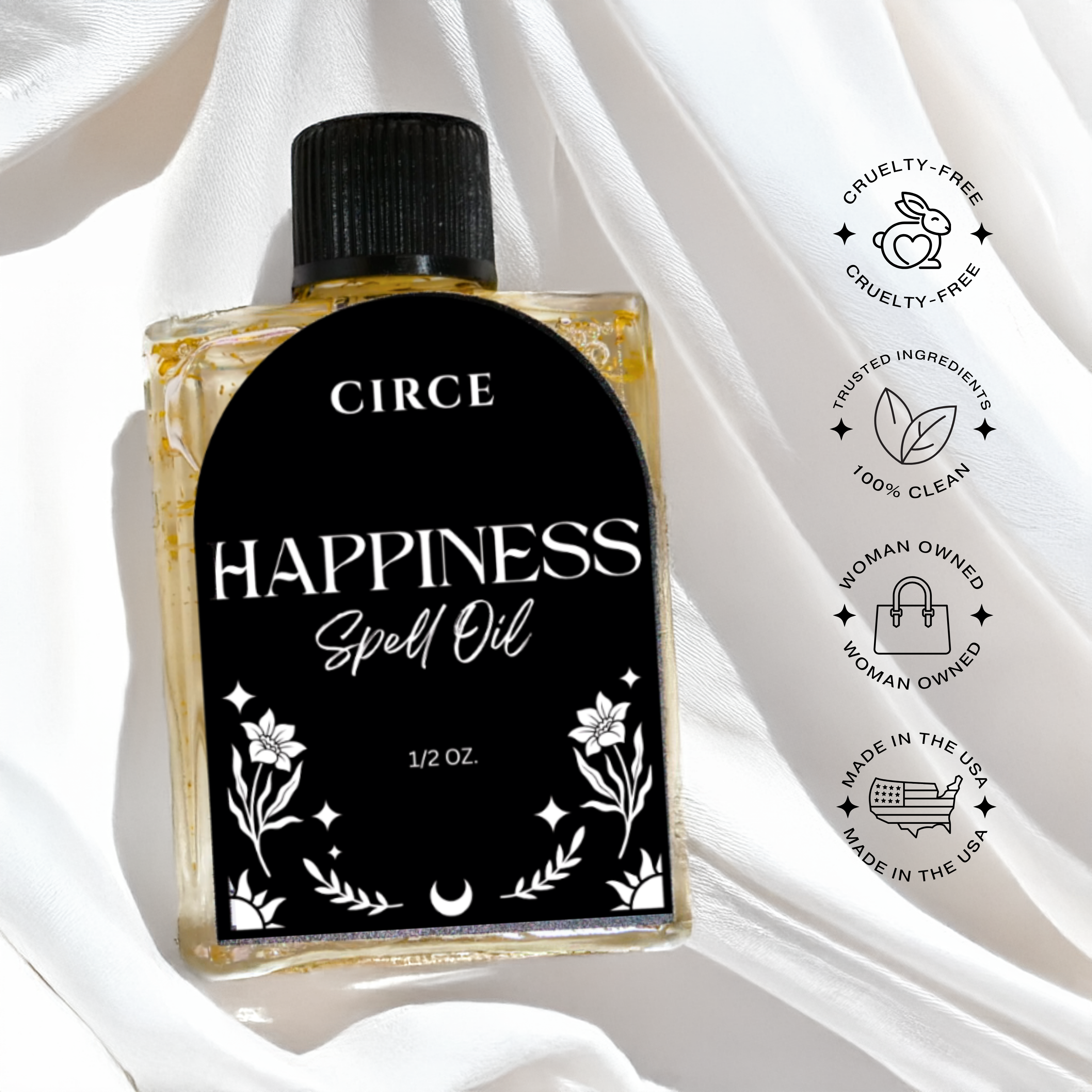 CIRCE Happiness Spell Oil 1/2 oz.