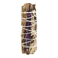 Regal Rebel 22 presents The White Sage & Purple "Royal" Lavender Smudge Stick (4")