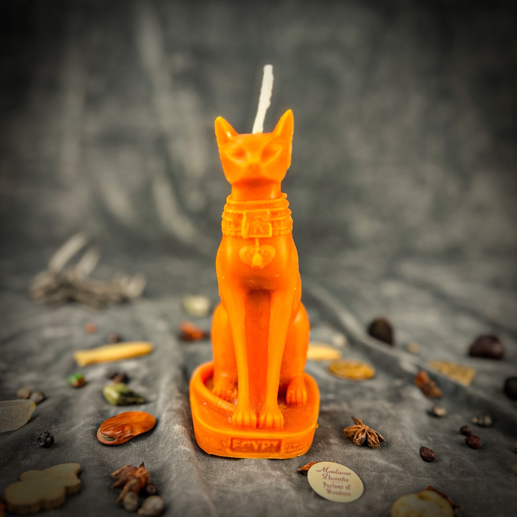 Bast Candle Spell Kit - Egyptian Goddess Protection & Fertility Magic