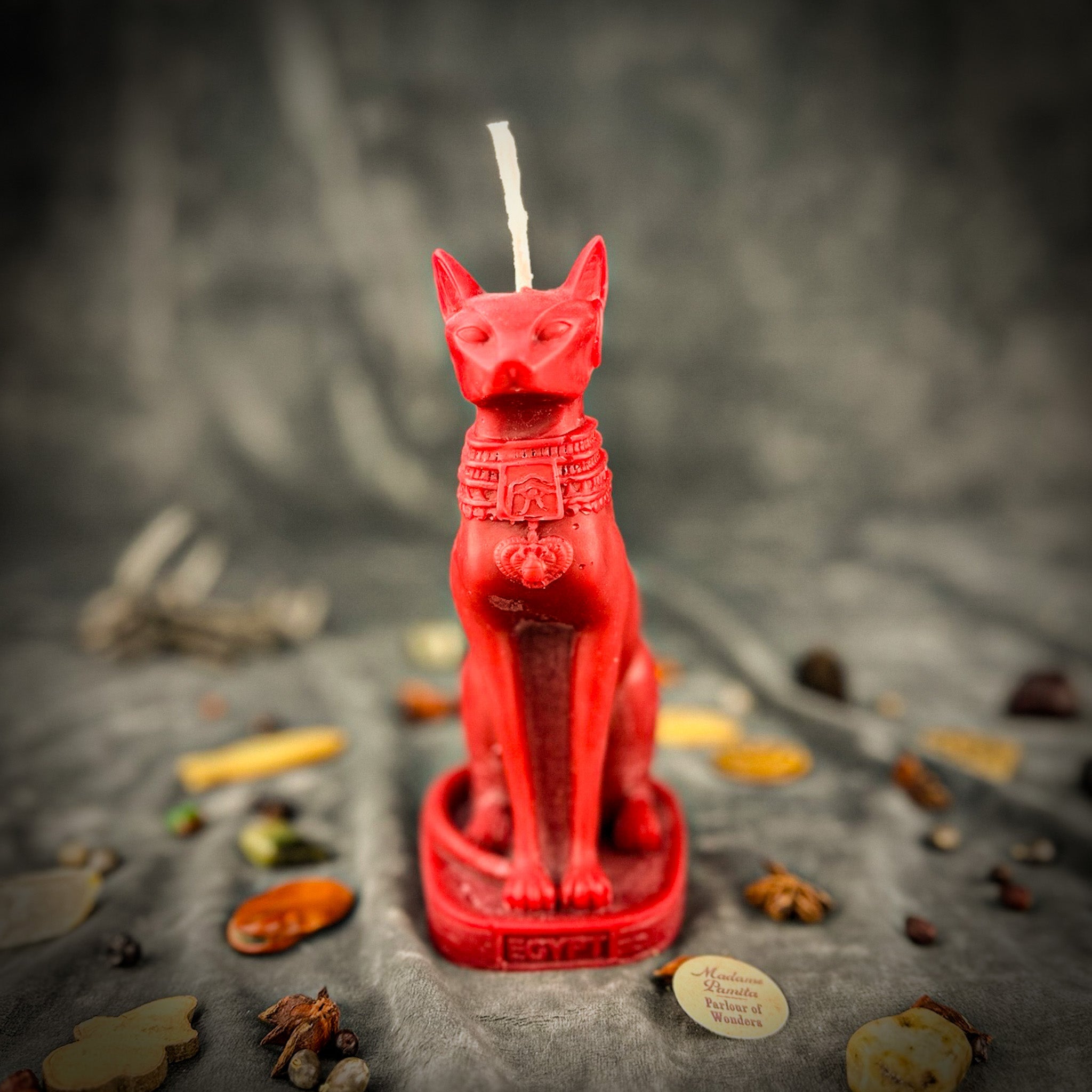 Bast Candle Spell Kit - Egyptian Goddess Protection & Fertility Magic