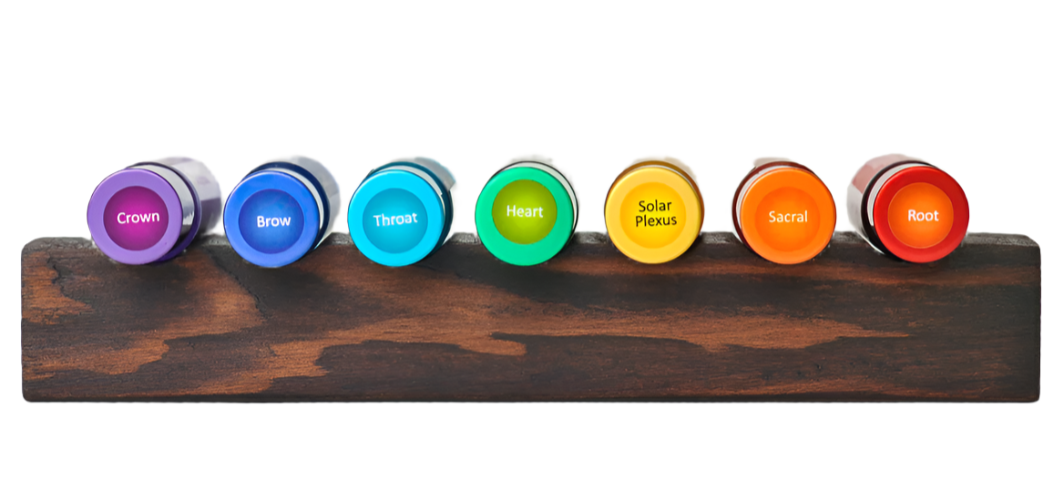 Chakra Balancing Elixirs - Essential Oils - 7 Roller Bottles Set