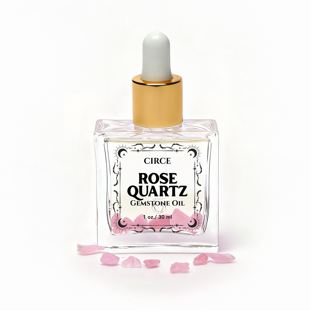 Regal Rebel 22 presents The Rose Quartz Body Oil Sample – Crystal Self-Love Glow | 1 oz