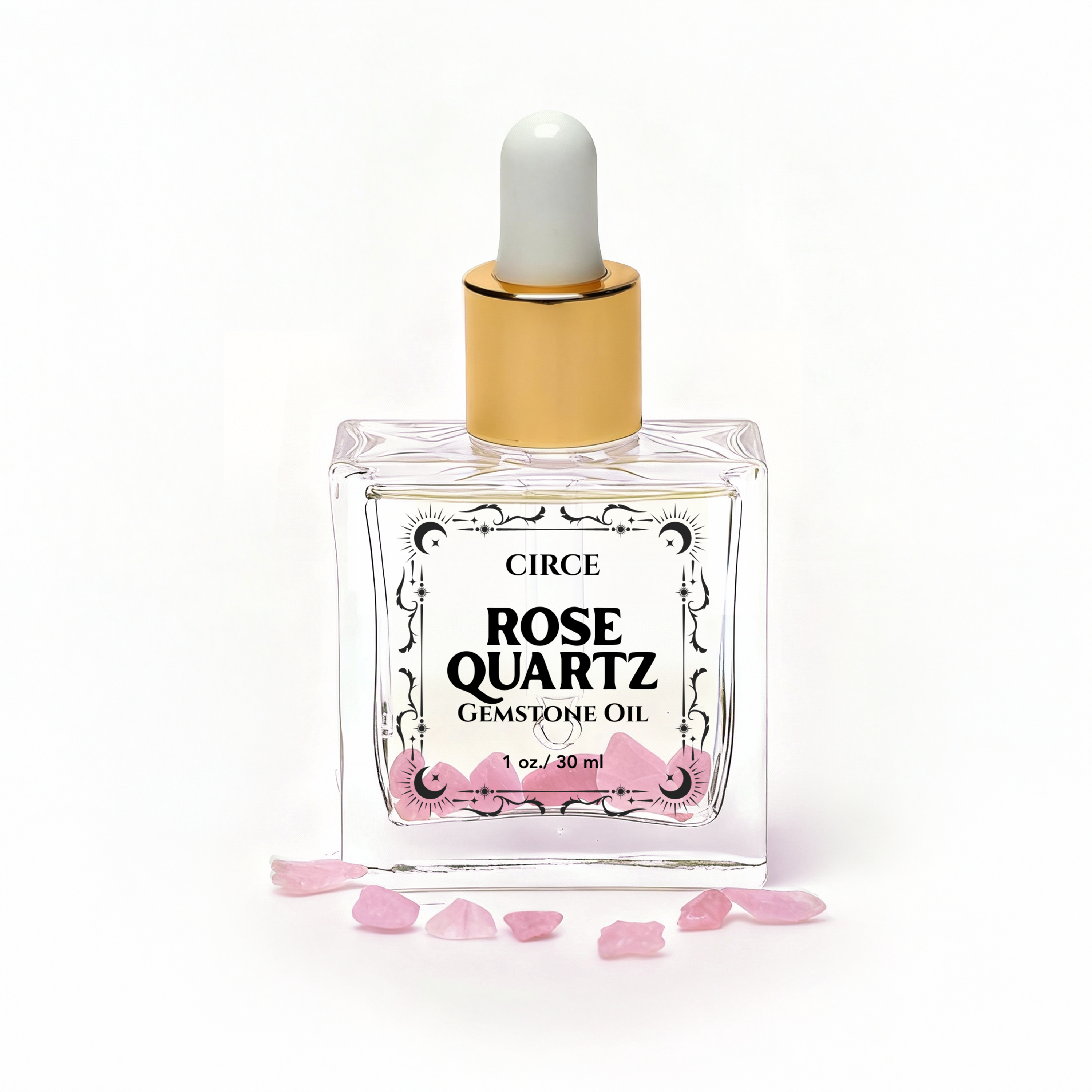 Regal Rebel 22 presents The Rose Quartz Body Oil Sample – Crystal Self-Love Glow | 1 oz