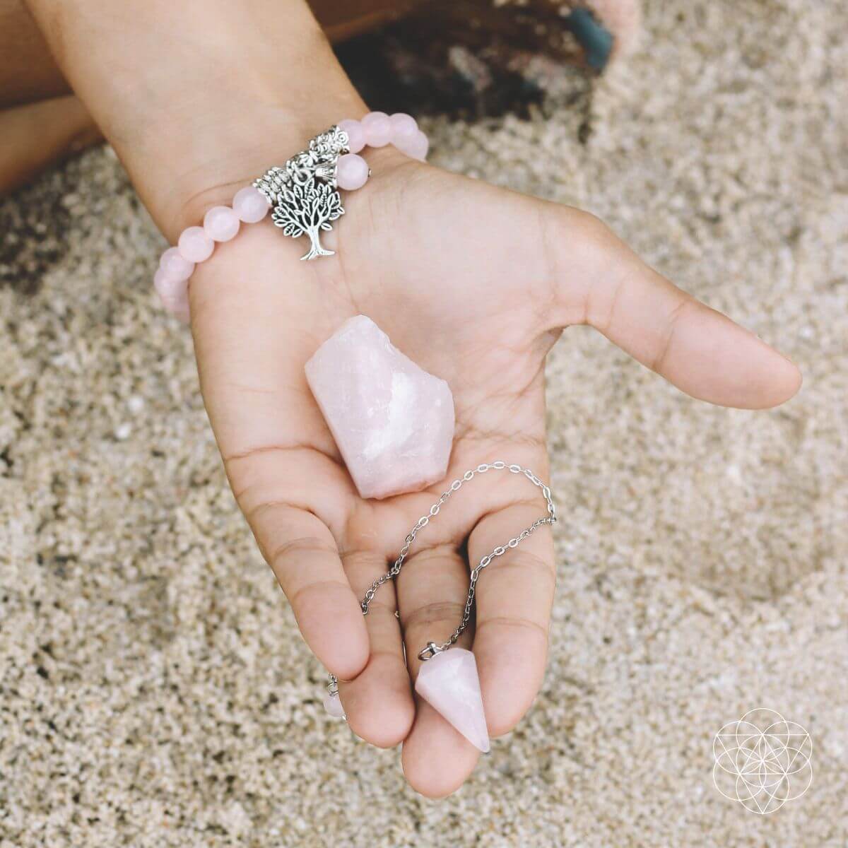 Regal Rebel 22 presents The Rose Quartz Healing Crystal Set